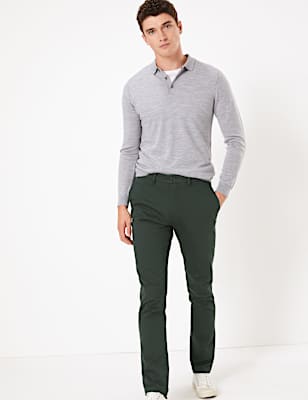 Slim Fit Italian Stretch Chinos