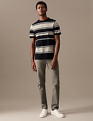 Slim Fit Italian 5 Pocket Trousers