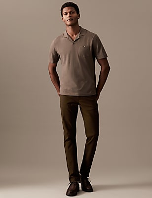 Slim Fit Italian 5 Pocket Trousers