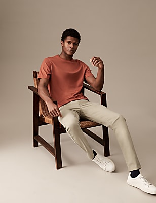 Slim Fit Italian 5 Pocket Trousers