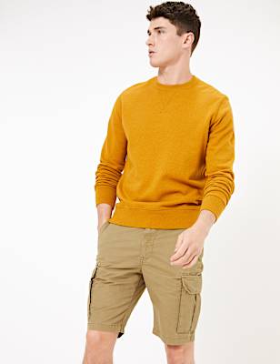 Pure Cotton Cargo Shorts