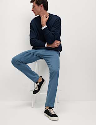 Slim Fit Cotton Rich Stretch Chinos