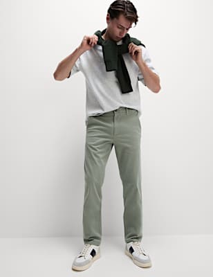 Regular Fit Stretch Chino