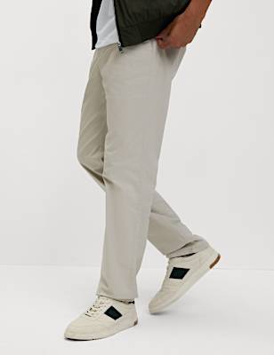 Regular Fit Elasticated Waist Chinos