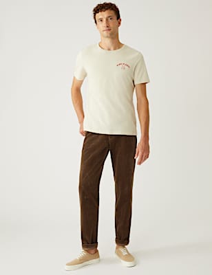 Regular Fit Luxury Corduroy Stretch Trouser