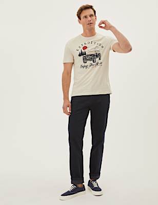 Regular Fit Corduroy Chinos