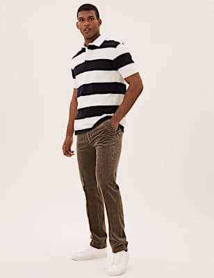 Regular Fit Lux Corduroy Stretch Trousers