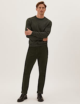 Regular Fit Lux Corduroy Stretch Trousers