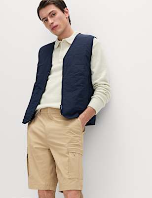 Straight Fit Cargo Shorts