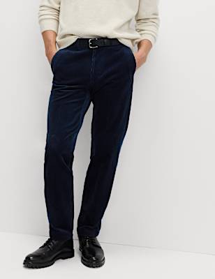 Regular Fit Cotton Rich Luxury Cord Chinos