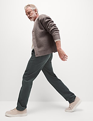 Regular Fit Corduroy Stretch Chinos