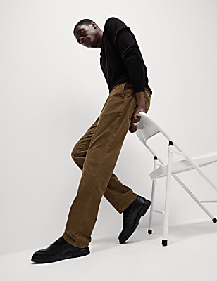 Regular Fit Corduroy Stretch Chinos