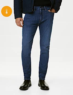 Slim Fit Stretch Jeans with Thermowarmth&trade;