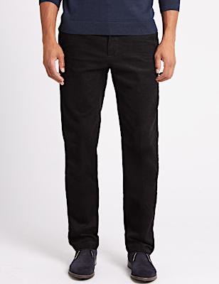 Regular Fit Pure Cotton Corduroy Trousers