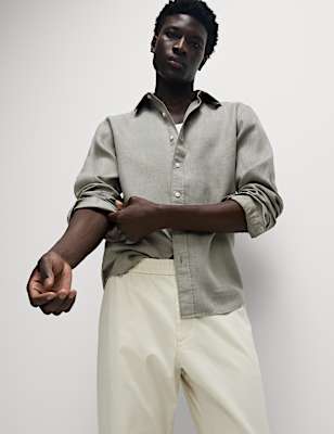 Pure Linen Garment Dye Shirt