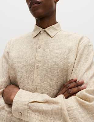 Pure Linen Check Shirt