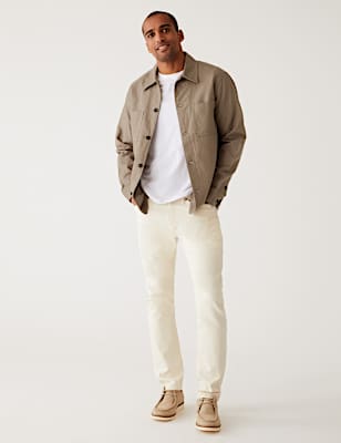 Linen Blend Overshirt
