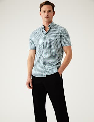 Pure Cotton Gingham Shirt