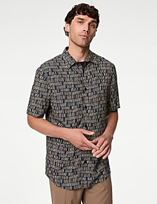 Geometric Print Shirt