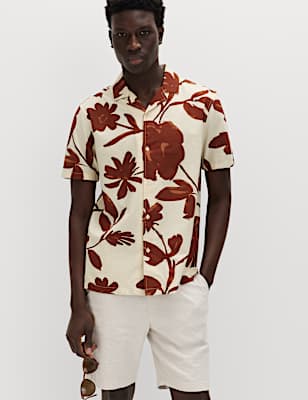 Regular Fit Pure Cotton Short Sleeve Shirt