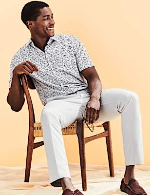 Geometric Print Shirt