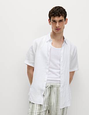 Easy Iron Pure Linen Shirt