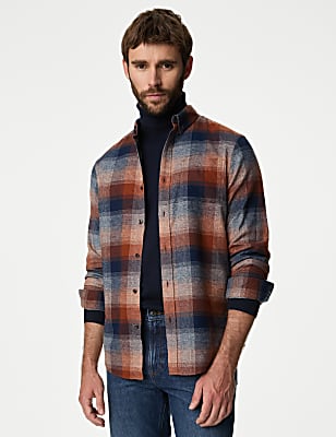 Pure Cotton Flannel Shirt