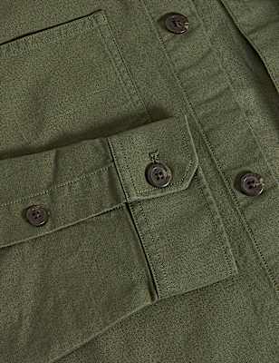Cotton Rich Overshirt