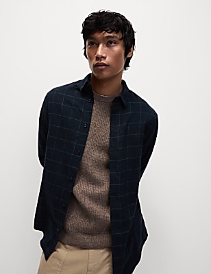 Pure Cotton Flannel Shirt
