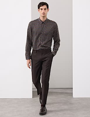 Regular Fit Geometric Print Shirt