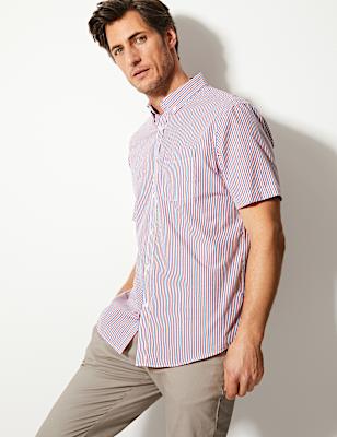 Pure Cotton Striped Shirt
