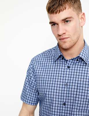 Pure Cotton Checked Shirt