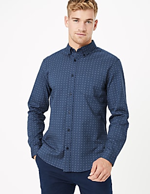 Pure Cotton Regular Fit Oxford Shirt