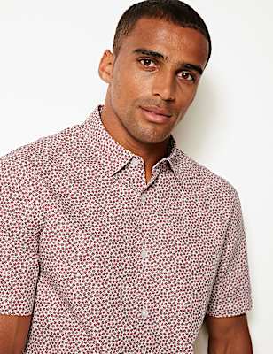 Pure Cotton Printed Shirt