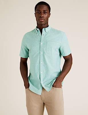 Pure Cotton Oxford Shirt