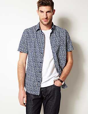 Pure Cotton Printed Shirt