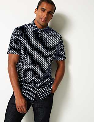 Pure Cotton Striped Shirt