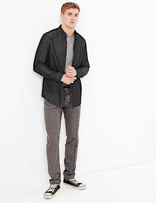 Pure Cotton Denim Shirt