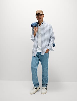 Ultimate Pure Cotton Check Oxford Shirt