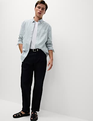 Ultimate Pure Cotton Check Oxford Shirt