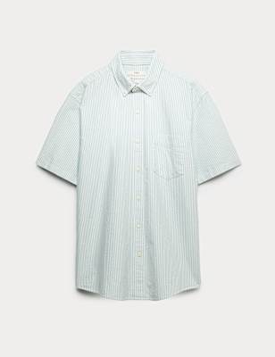 Ultimate Pure Cotton Striped Oxford Shirt