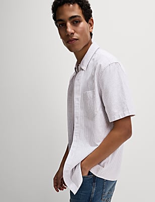 Ultimate Pure Cotton Striped Oxford Shirt
