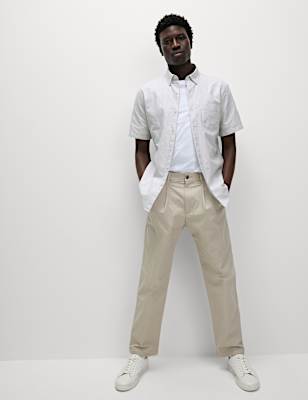 Ultimate Pure Cotton Striped Oxford Shirt