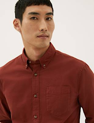 Pure Cotton Oxford Shirt