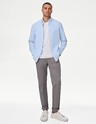 Slim Fit Pure Cotton Oxford Shirt