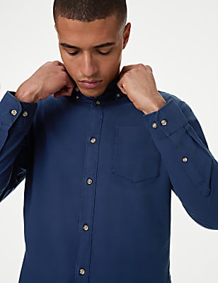 Pure Cotton Oxford Shirt