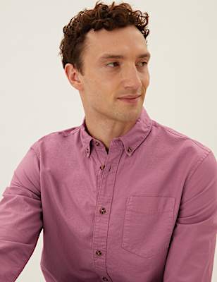 Pure Cotton Oxford Shirt