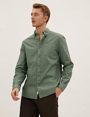 Pure Cotton Oxford Shirt