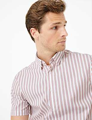 Pure Cotton Striped Shirt