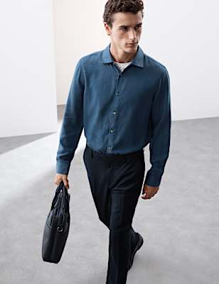 Garment Dyed Lyocell Shirt